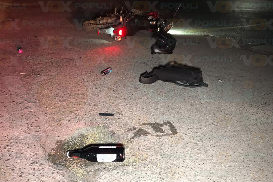 choque de motocicleta en Victoria