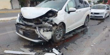 choque en bulevar de Ciudad Victoria