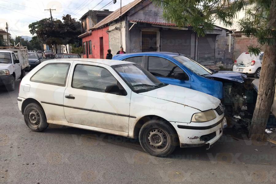 choque en centro de victoria