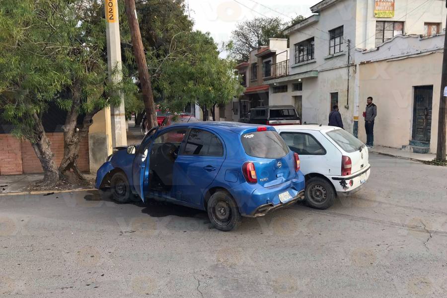 choque en centro de victoria