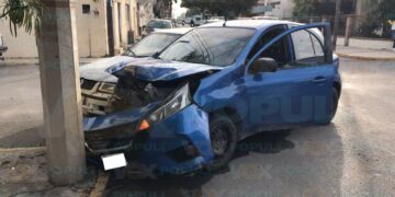 choque en centro de victoria