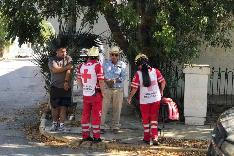 choque en cruce de bulevares en Victoria