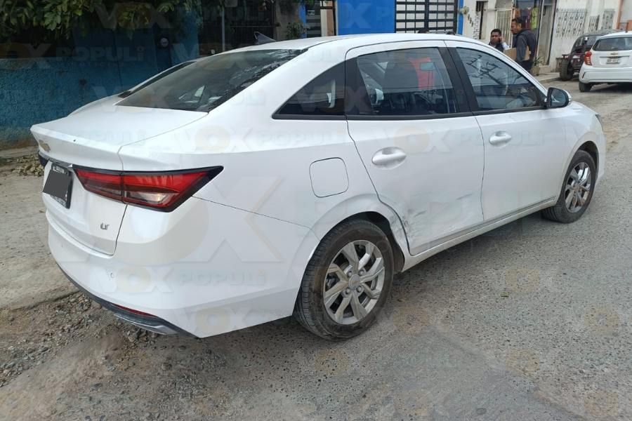 colisión lateral en victoria