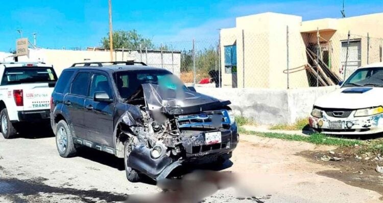 conductor abandona camioneta nuevo laredo