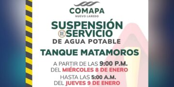 corte de agua Nuevo Laredo