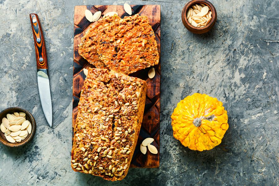 desayuno saludable con calabaza