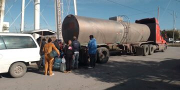 distribución de agua Nuevo Laredo
