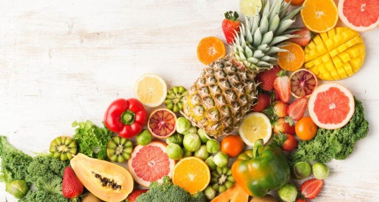 frutas con vitamina c