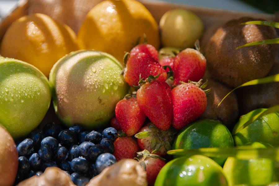 frutas con vitamina c