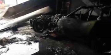 incendia bodega Allende