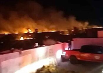 incendia terreno García