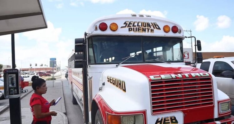 instalación de paradas oficiales en Matamoros
