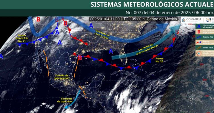 lluvias vientos fuertes México