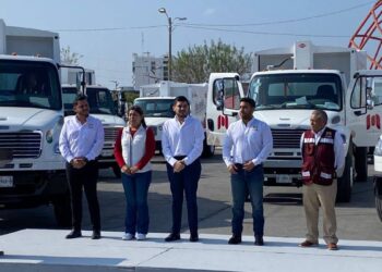 nuevos camiones compactadores en Matamoros