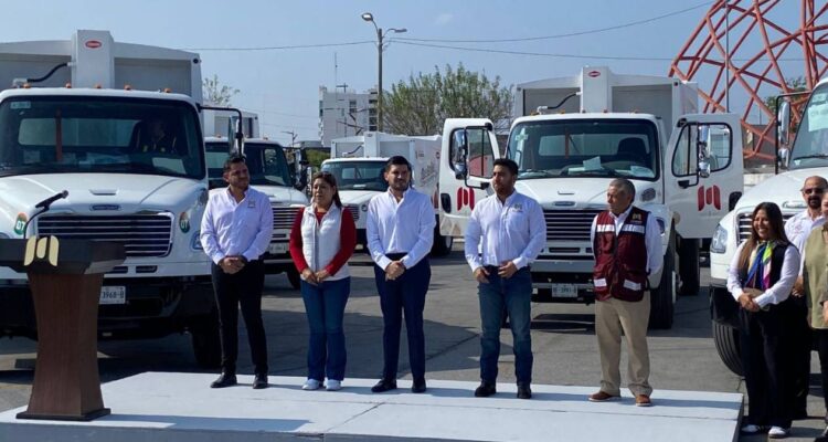 nuevos camiones compactadores en Matamoros