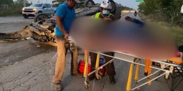 pareja lesionada volcar Mante