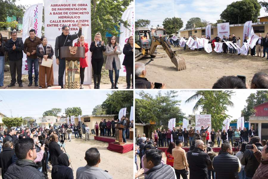 pavimentación hidráulica en Madero