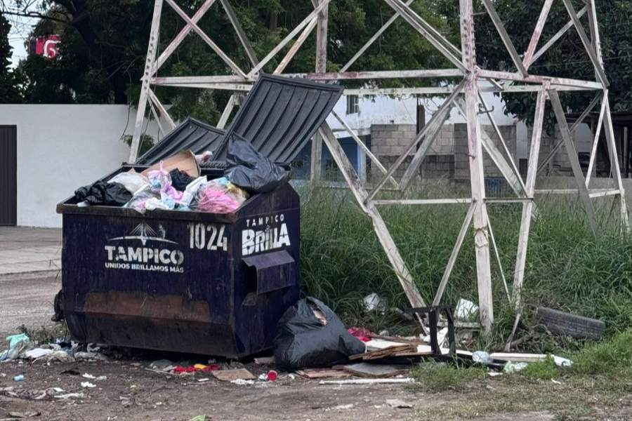 quitarán los contenedores de basura en Tampico