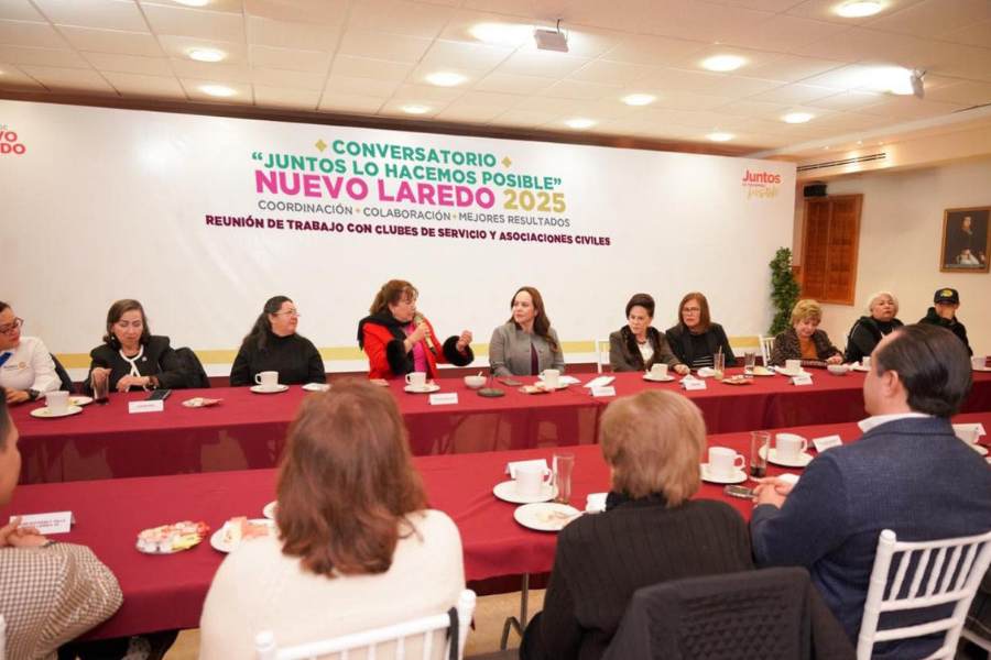 reunión de trabajo en Nuevo Laredo