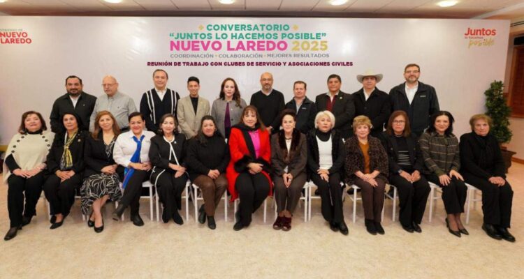 reunión de trabajo en Nuevo Laredo