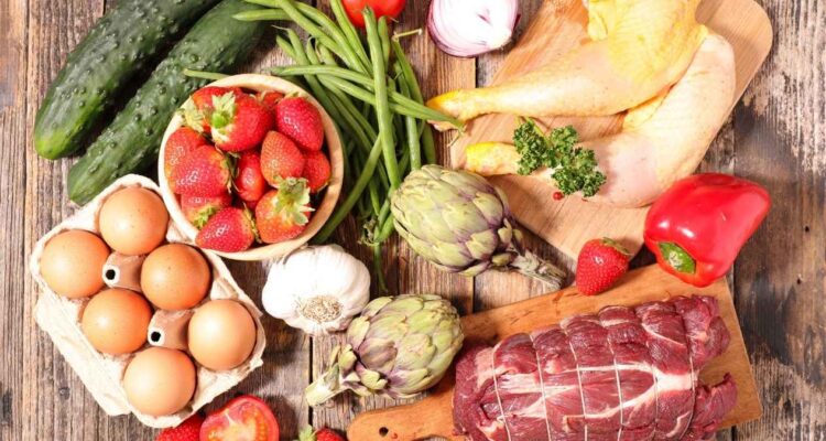 seleccionar ingredientes frescos platos