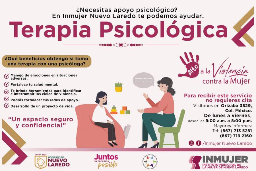 terapias psicológicas en inmujer