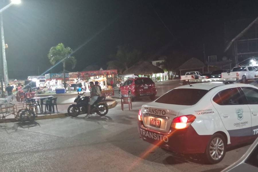 tránsito en madero