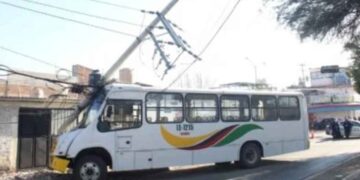 transporte público choca León