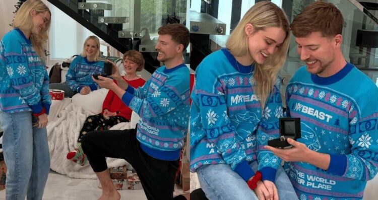 ¡MrBeast se compromete! Así fue la romántica propuesta a su novia en Año Nuevo