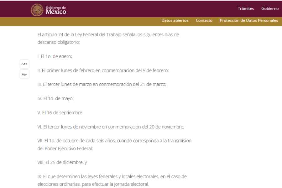 ¿Cuánto deberán pagarte si te toca trabajar el 3 de febrero, según la Ley Federal del Trabajo?