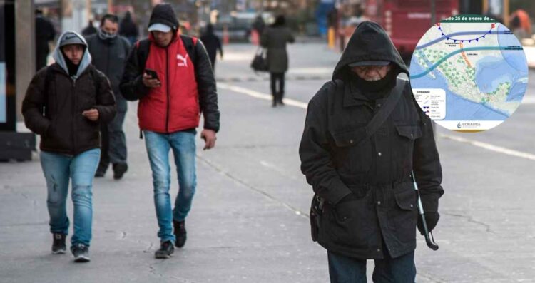 ¿Dónde habrá lluvias y bajas temperaturas este fin de semana por el Frente frío 25?