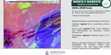 ¿Ingresará a Tamaulipas el evento de “Norte” HOY domingo 19 de enero?