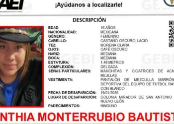 ¿La has visto?: Joven desaparece en Juárez, Nuevo León