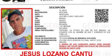 ¿Lo has visto?: Desaparece hombre en su camioneta en China, Nuevo León