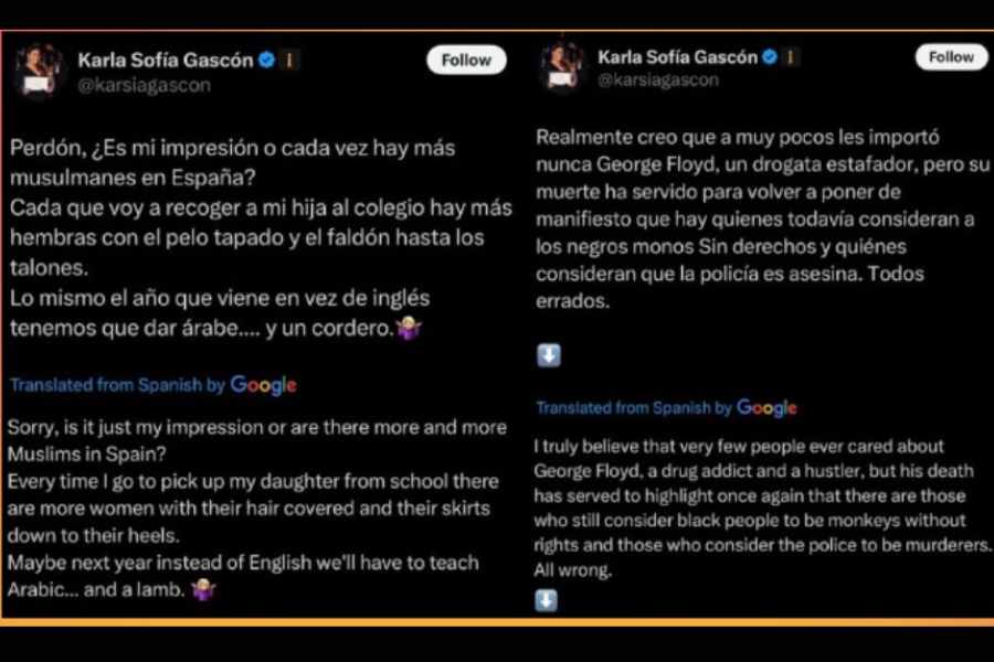 tuits Sofía Gascón