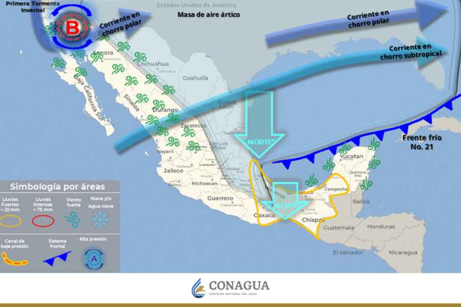 ¿Qué estados registrarán LLUVIAS y FRÍO en el regreso a clases