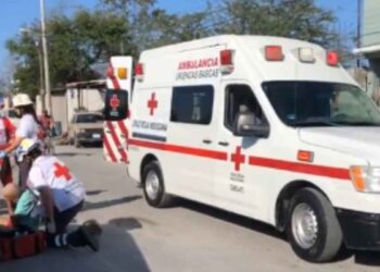 Abuelito cae accidente Matamoros