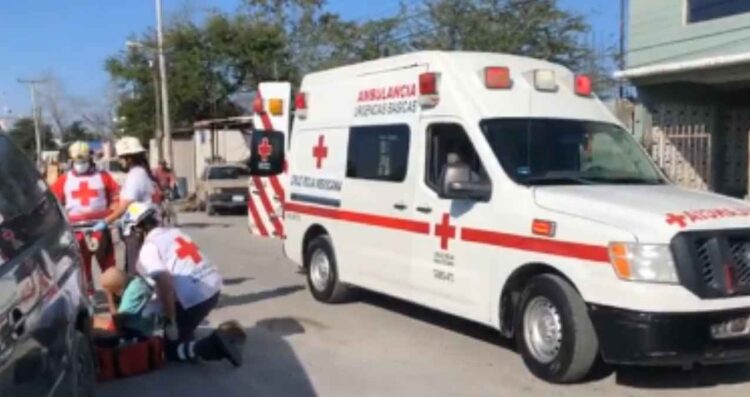 Abuelito cae accidente Matamoros