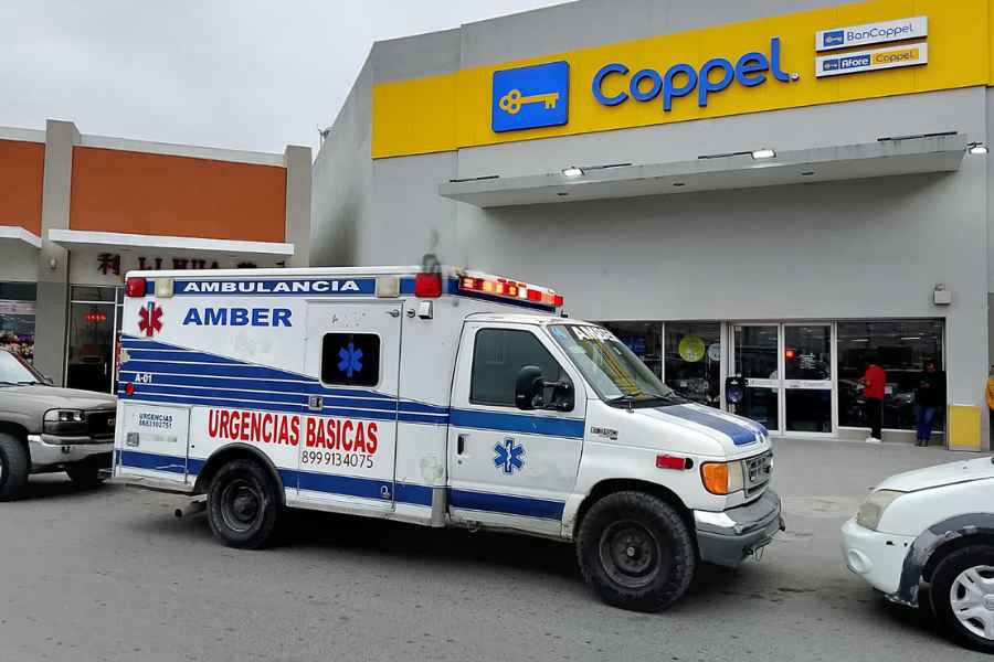 Abuelito pierde la vida dentro de la tienda departamental Coppel en Reynosa, Tamaulipas