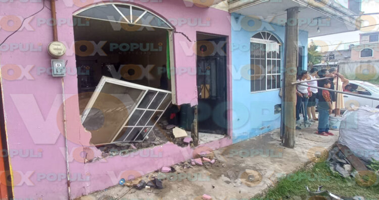 Accidente en La Borreguera deja una persona lesionada y daños materiales en Tampico