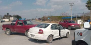 Accidente en San Fernando, Tamaulipas, deja a una mujer lesionada