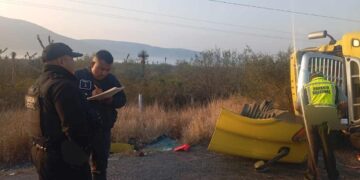 Choque de tractocamiones en la Carretera Federal en el tramo Tula