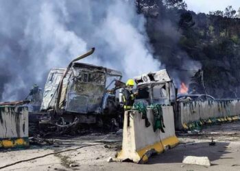 Accidente en autopista México-Puebla seis personas fallecidas