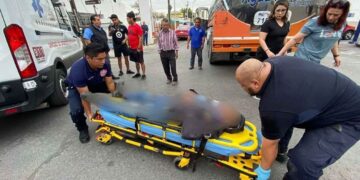 ciclista accidente múltiple Nuevo Laredo