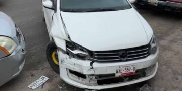 Accidente vial en Matamoros, Tamaulipas deja un lesionado y daños materiales