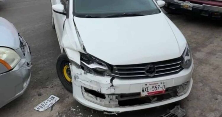 Accidente vial en Matamoros, Tamaulipas deja un lesionado y daños materiales