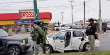 Accidente vial protagonizado por la Sedena en Nuevo Laredo