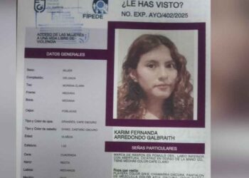 Activan Alerta Amber por desaparición de Karim Fernanda en CDMX