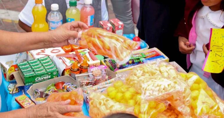 comida chatarra escuelas