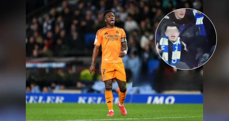 Aficionado es señalado por agresión racista contra el futbolista Vinicius en España